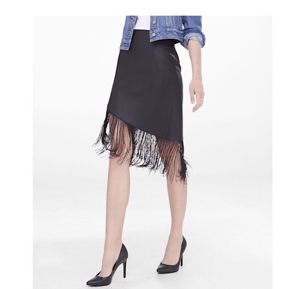 Express Asymmetrical (Minus The) Skirt...Black